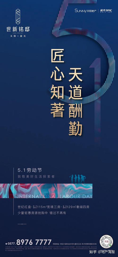致敬城市筑梦者 · 五一劳动节房地产暖心海报合集
